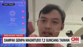 VIDEO: Kesaksian WNI di Taiwan Saat Gempa Magnitudo 7,2 Mengguncang