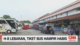 VIDEO: H-8 Lebaran, Tiket Bus Hampir Habis