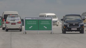 FOTO: Tol Solo-Yogyakarta Dibuka Gratis Buat Mudik Lebaran