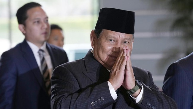 Prabowo Subianto akan ditetapkan Komisi Pemilihan Umum (KPU) sebagai presiden terpilih Rabu (24/4) .