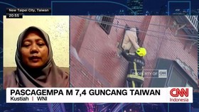 VIDEO: Pascagempa M 7,4 Guncang Taiwan