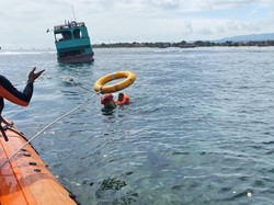 Nakhoda ke Toilet, KM Naga Mas 58 Tabrak Karang-Kandas di Nusa Lembongan