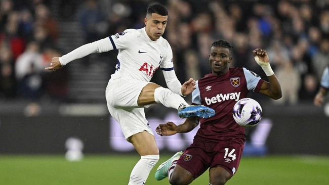 Pertempuran Dramatis di Liga Inggris: Tottenham Tertahan oleh West Ham yang Gigih