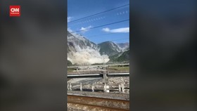 VIDEO: Penampakan Tanah Longsor di Taiwan Akibat Gempa M 7,7