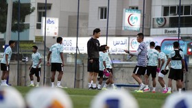 FOTO: Latihan Perdana Timnas Indonesia U-23 Songsong Misi ke Olimpiade