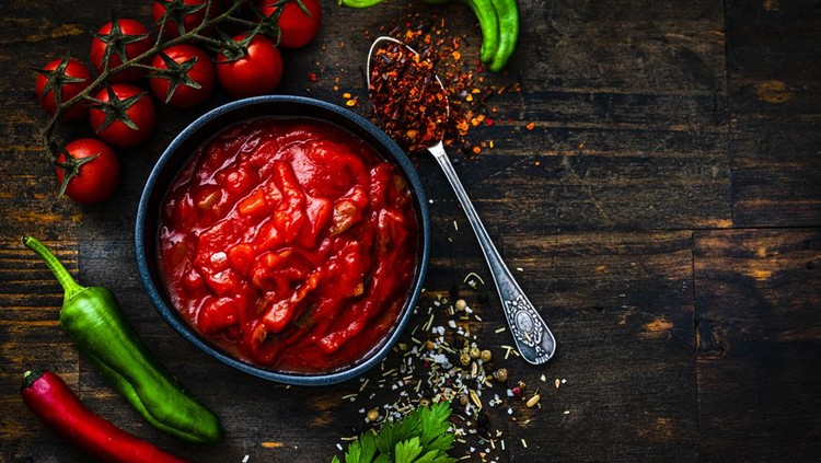 Ilustrasi sambal bakso