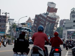 Puluhan Orang Masih Hilang Buntut Gempa Dahsyat Guncang Taiwan