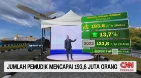 VIDEO: Jumlah Pemudik Mencapai 193,6 Juta Orang