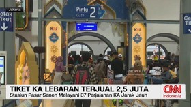 VIDEO: Tiket KA Lebaran Terjual 2,5 Juta