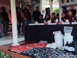 Bareskrim Gerebek Pabrik Sabu dan Happy Water di Srondol Semarang