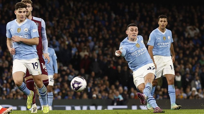 Hattrick Foden Membawa Manchester City Menghancurkan Aston Villa 4-1 di Liga Inggris