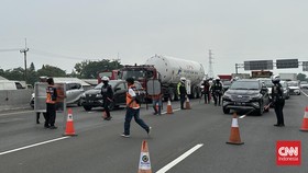 Polisi Terapkan Contraflow di Tol Jakarta-Cikampek Menuju Cipali