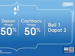 Lebaran Pakai BRI Banyak Promonya, Diskon & Cashback hingga 50 Persen