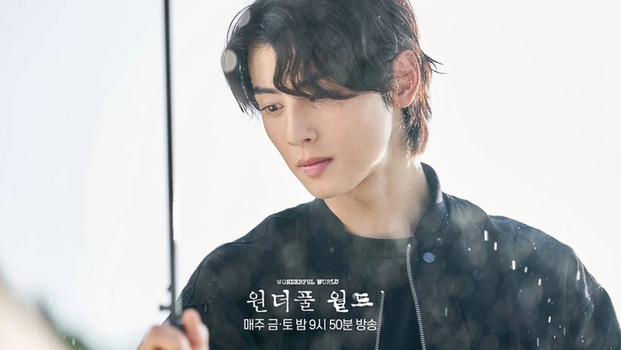 Tampil Memesona, Akting Cha Eun Woo di Drakor Wonderful World 'Banjir' Pujian!