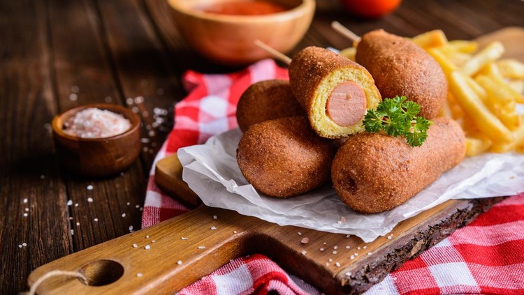 Ilustrasi corndog