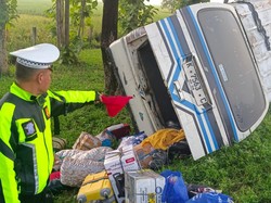 Tabrakan Freed dan Elf di Tol Cipali, 6 Orang Terluka