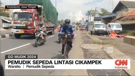 VIDEO: Mudik dengan Sepeda Melalui Cikampek Menuju Purwokerto