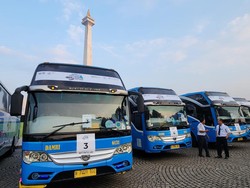 Jasa Raharja Fasilitasi 75 Bus di Mudik Asyik Bersama BUMN