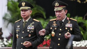 Panglima TNI & Kapolri Terpantau Hadir di Arena Pembekalan Hambalang