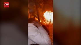 VIDEO: Detik-detik Bom Drone Hantam Perumahan di Kharkiv Ukraina