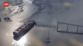 VIDEO: Penampakan Jembatan Baltimore 10 Hari usai Ditabrak Kapal Kargo
