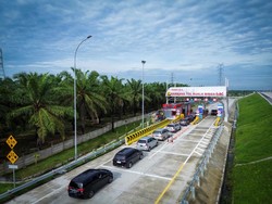 78.158 Kendaraan Lewat Tol Trans Sumatera Saat Mudik, Melesat 154%