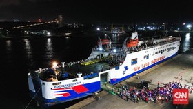 Penyebab Antrean Pemudik Motor di Pelabuhan Ciwandan Sempat 1 Km