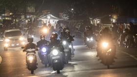 Pemudik Motor Mendominasi Jalur Utama Cianjur, 500 Unit per Menit