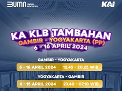Ada Kereta Tambahan Mudik Lebaran 2024 Gambir-Yogyakarta, Ini Jadwalnya!