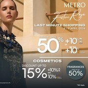 Belanja Baju Lebaran di Metro Festive Raya 'Last Minute Shopping', Ada Diskon hingga 50%!