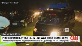 VIDEO: Penerapan Rekayasa Lalin One Way Arah Trans Jawa
