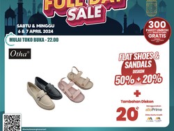 Sepatu Baru Alhamdulillah, Beli di Transmart Full Day Sale Diskonnya Gila-gilaan!