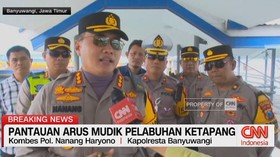 VIDEO: Arus Mudik Pelabuhan Ketapang Masih Landai