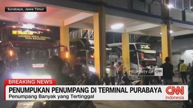 VIDEO: Lebih dari 48 Ribu Pemudik Penuhi Terminal Purabaya