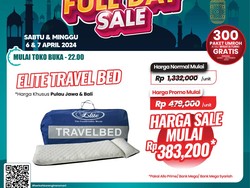 Cocok buat Mudik, Travel Bed di Transmart Full Day Sale Cuma Rp 300 Ribuan