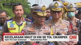 Update! Polisi: Ada 12 Kantong Jenazah Korban Kecelakaan Tol Cikampek