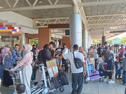 Pemudik di Bandara Sultan Mahmud Badaruddin Naik 18% dari Tahun Lalu