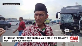 VIDEO: Sopir Bus Laka Maut Tol Cikampek Beri Kesaksian