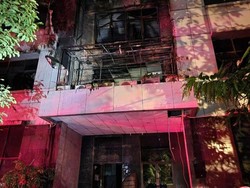 Penampakan Kantor LBH-YLBHI Setelah Kebakaran Minggu Malam
