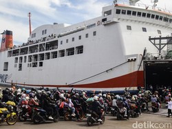 Pelabuhan Ciwandan Terpantau Sepi di H-2 Lebaran