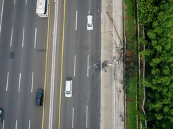 Lalin Normal Kembali, Contraflow di Tol Jakarta-Cikampek Dihentikan