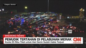 VIDEO: Pemudik Tertahan Di Pelabuhan Merak