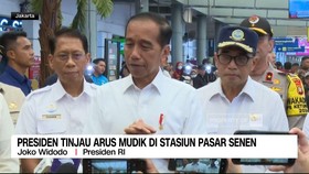 VIDEO: Presiden Tinjau Arus Mudik Di Stasiun Pasar Senen