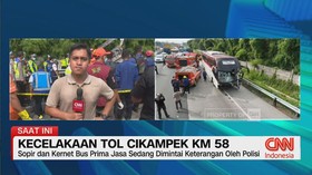 VIDEO: 6 Orang Tewas Pada Kecelakaan di KM 58 Tol Cikampek