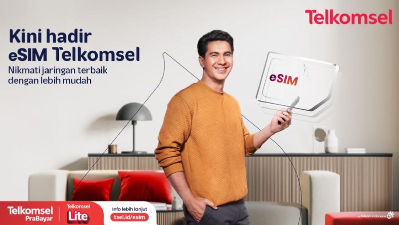 Telkomsel resmi meluncurkan layanan Embedded Subscriber Identity Module (eSIM) bagi seluruh pelanggannya di tanah air dan di luar negeri pada Senin (1/4).