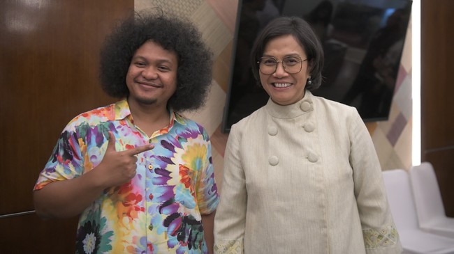 Menteri Keuangan Sri Mulyani Ratapi Kunjungan Terakhir Babe Cabita ke Kemenkeu