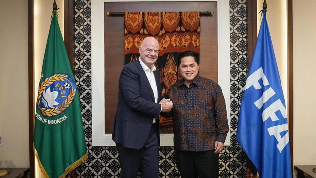 Peringkat FIFA Indonesia Meningkat, Erick Thohir Tetap Rendah Hati