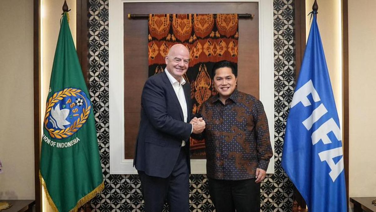 Erick dan Infantino Senyum, Indonesia Raih Penghargaan dari FIFA
