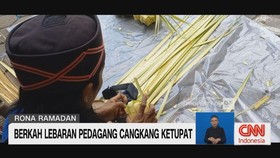 VIDEO: Berkah Lebaran Pedagang Cangkang Ketupat & Penggiling Daging