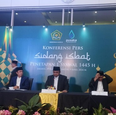 Hari Raya Idul Fitri 1 Syawal 1445 H Ditetapkan Rabu 10 April 2024